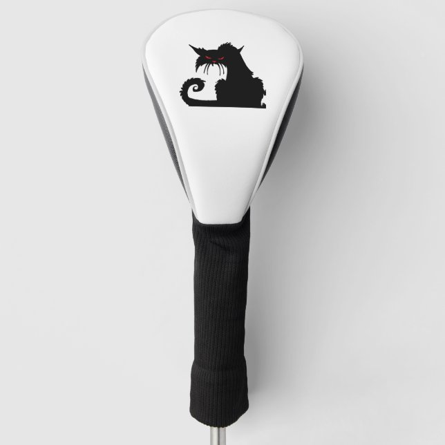 Funda Para Palo De Golf Gato gruñón (Anverso)