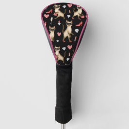 Funda Para Palo De Golf Gato inventado ARTISTA para mujer Chica Lady gatos