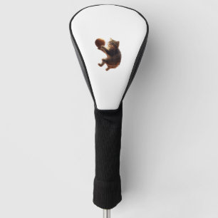 Funda Para Palo De Golf Gato Jugando Baloncesto Gracioso Gatos Mamá Meow K