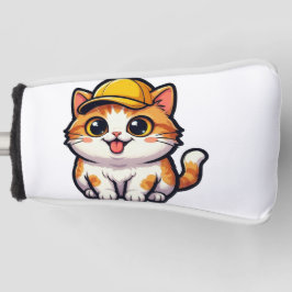 Funda Para Palo De Golf Gato Lindo con Gorra de Béisbol Cubierta de Cabeza