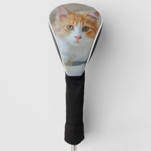 Funda Para Palo De Golf Gato marrón