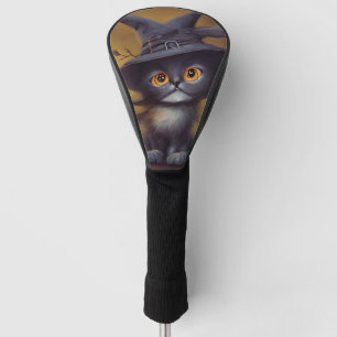 Funda Para Palo De Golf Gato negro