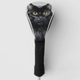 Funda Para Palo De Golf Gato negro