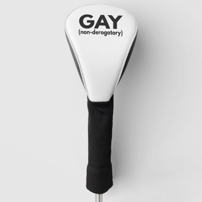 Funda Para Palo De Golf Gay non derogatory Funny Pride Month Gift (Anverso)