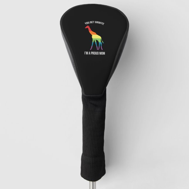 Funda Para Palo De Golf Gay Pride Mom LGBT (Anverso)