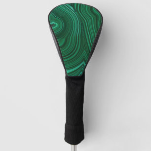 Funda Para Palo De Golf Gema de malaquita verde