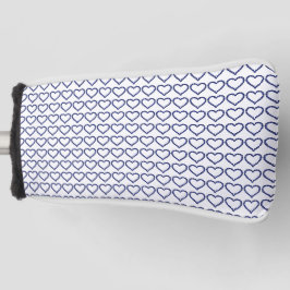 Funda Para Palo De Golf Gemstone Sapphire Blue Heart