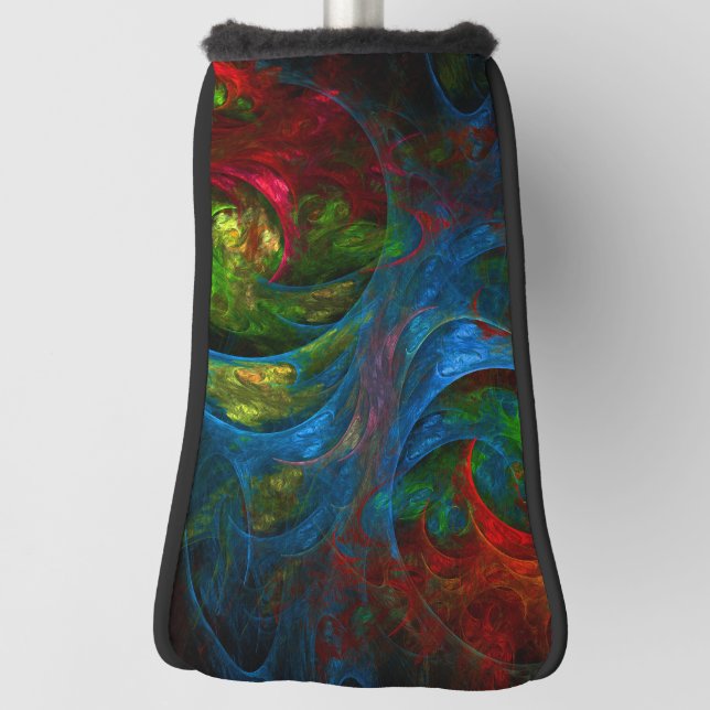 Funda Para Palo De Golf Génesis Arte abstracto azul (Girar 90)