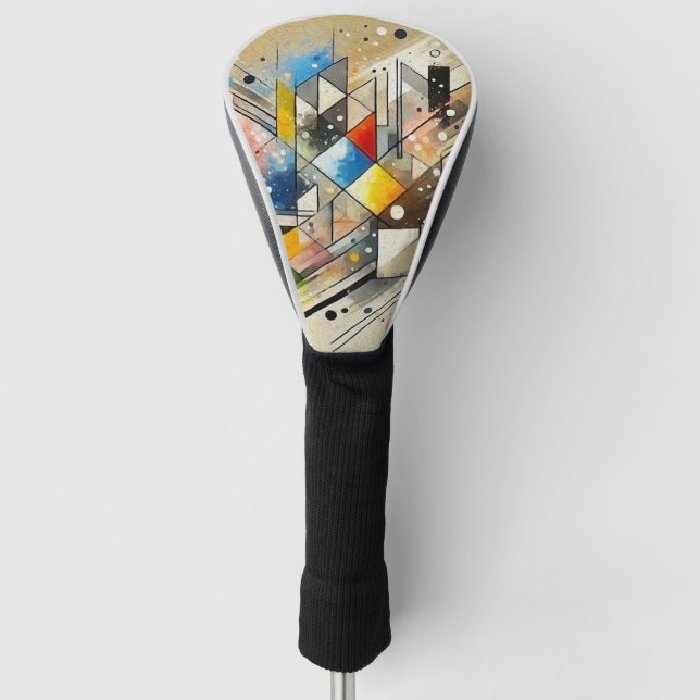 Funda Para Palo De Golf Geometría cósmica (Anverso)