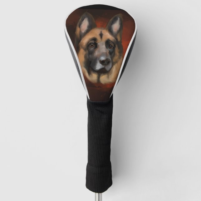 FUNDA PARA PALO DE GOLF GERMAN SHEPHERD (Anverso)