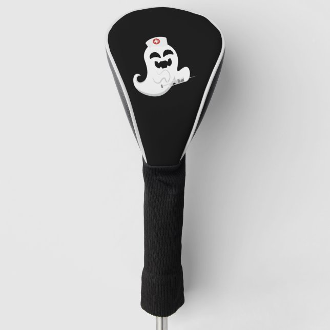 Funda Para Palo De Golf Ghost Nurse Halloween (Anverso)