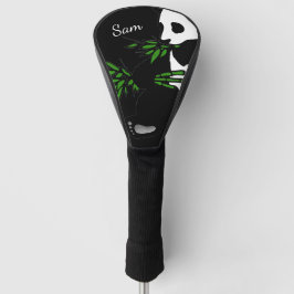 Funda Para Palo De Golf Giant Panda come Bamboo negro