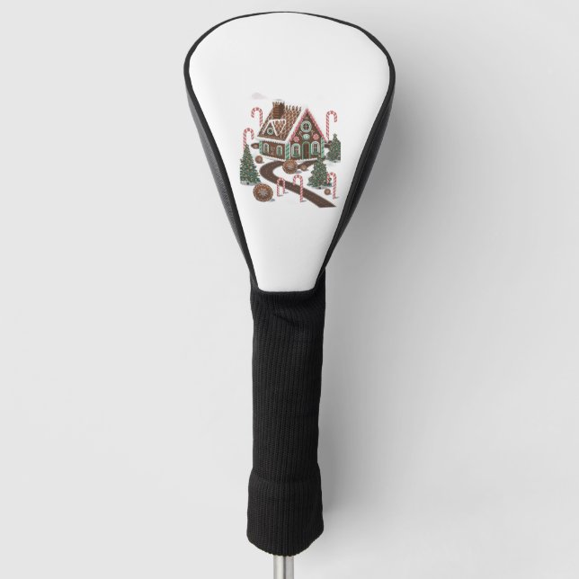 Funda Para Palo De Golf Gingerbread Cookie Wonderland (Anverso)