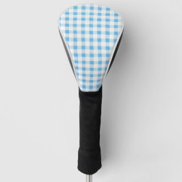 Funda Para Palo De Golf Gingham azul bebé