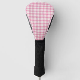 Funda Para Palo De Golf Gingham Rosa Bebé