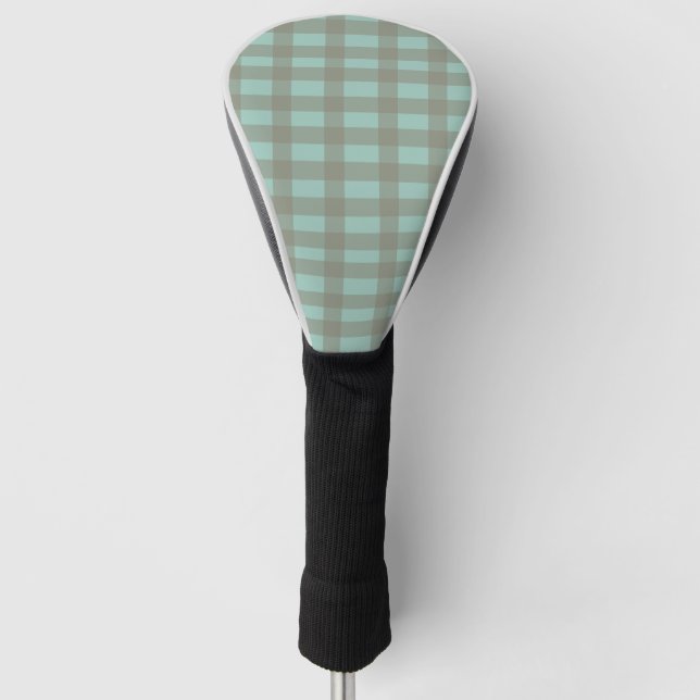 Funda Para Palo De Golf Gingham verde (Anverso)