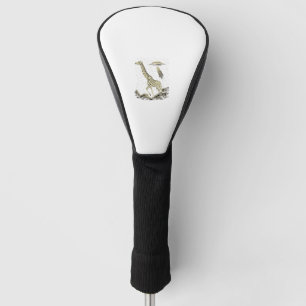 Funda Para Palo De Golf Girafa divertida y cósmica para mujeres raras