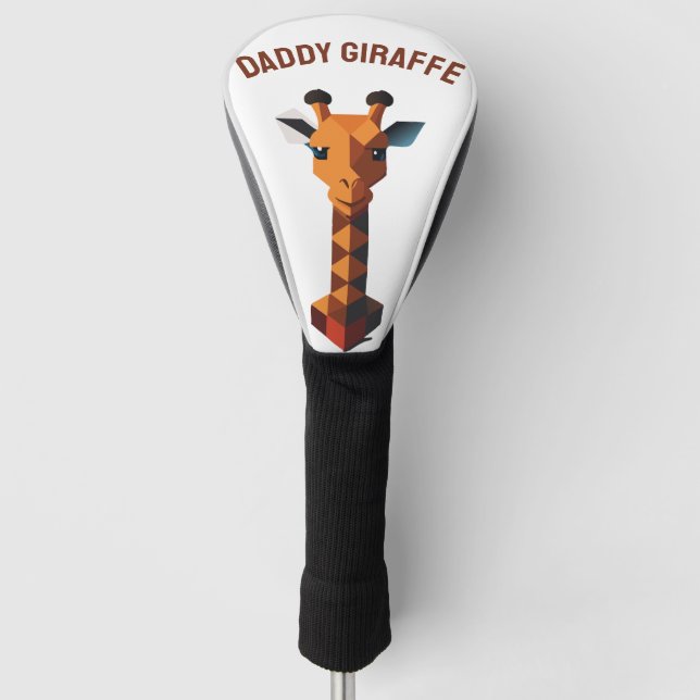 Funda Para Palo De Golf Giraffe isométrica (Anverso)