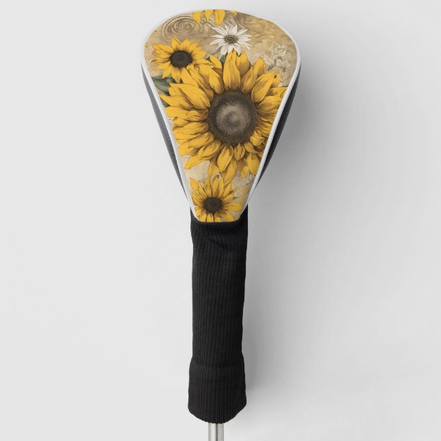 Funda Para Palo De Golf Girasol (Anverso)