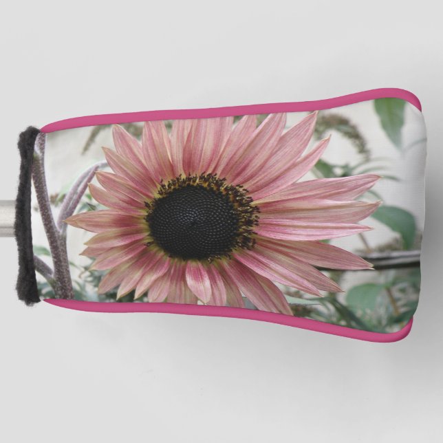 Funda Para Palo De Golf Girasol rosa pálido (Anverso)