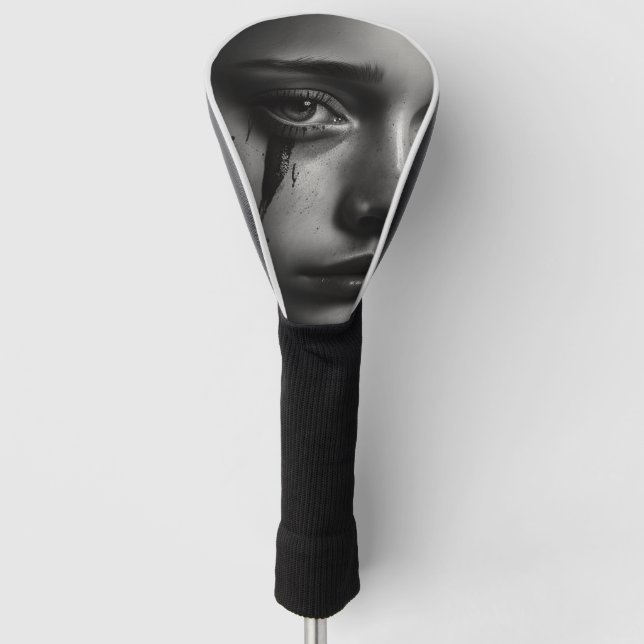 Funda Para Palo De Golf Girl with tears (Anverso)