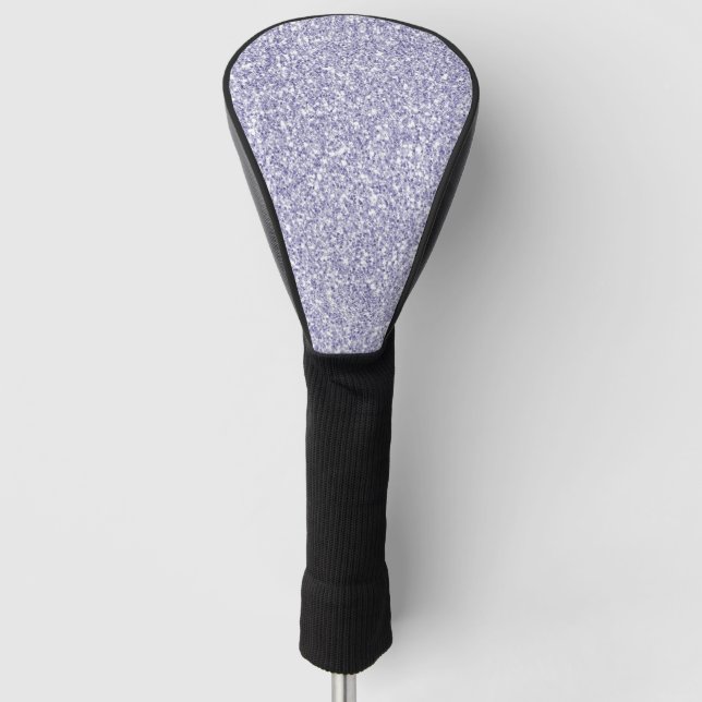 Funda Para Palo De Golf Glam Lavender Lilac Purpurina púrpura         (Anverso)