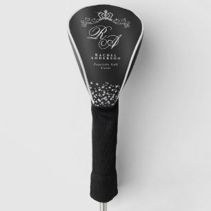 Funda Para Palo De Golf Glittering Crown Monograma Black