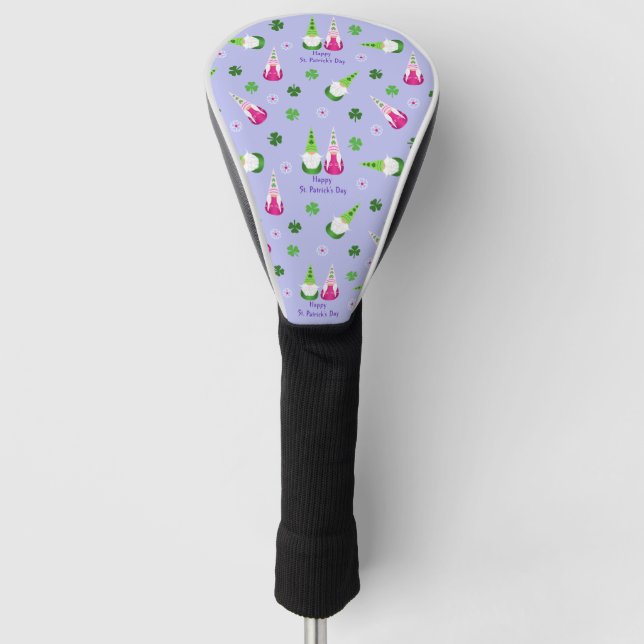 Funda Para Palo De Golf Gnome Toss St. Patrick's Day (Anverso)