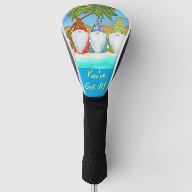 FUNDA PARA PALO DE GOLF GNOMOS DE PLAYA       (Anverso)