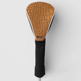 Funda Para Palo De Golf Gold leather texture luxury meeting planner