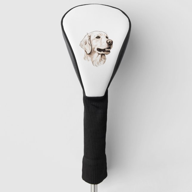 Funda Para Palo De Golf Golden Retriever 2 (Anverso)