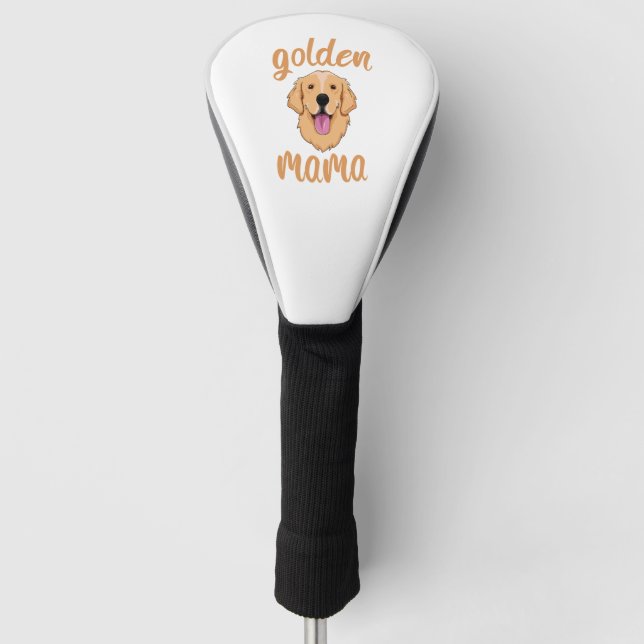 Funda Para Palo De Golf Golden Retriever Mom (Anverso)