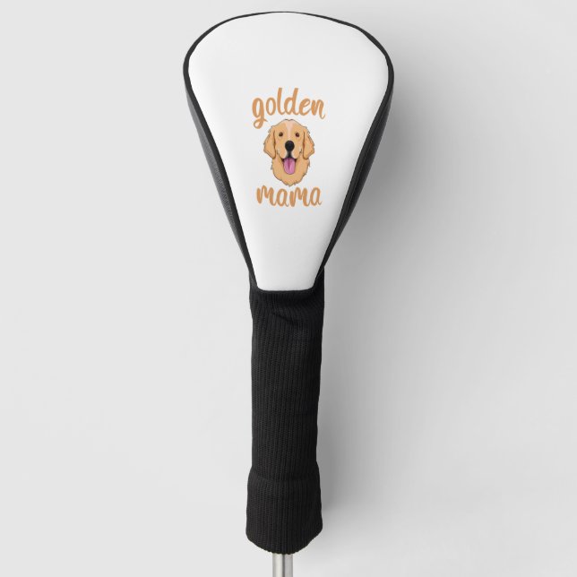 Funda Para Palo De Golf Golden Retriever Mom (Anverso)