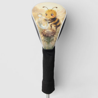 Funda Para Palo De Golf Goldene Hummel im Blütentanz.9