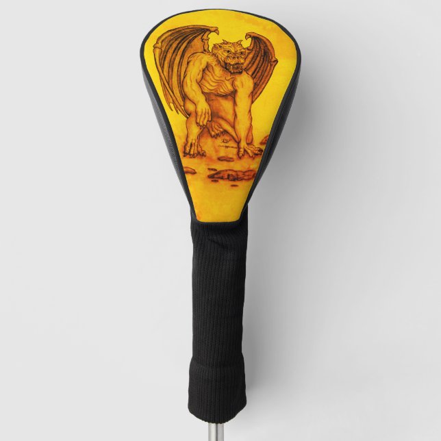Funda Para Palo De Golf Golem Gárgola (Anverso)