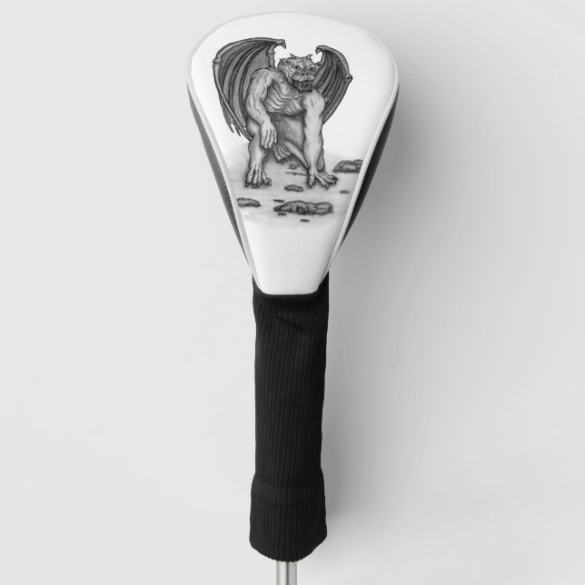 Funda Para Palo De Golf Golem Gargoyle (Anverso)
