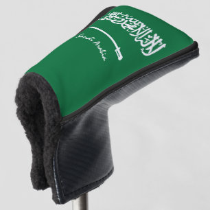 Funda Para Palo De Golf Golf Arabia Saudita y Bandera Saudita / Campos de 