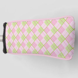 Funda Para Palo De Golf Golf Argyle patrón rosa señoras golf