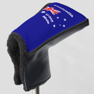 Funda Para Palo De Golf Golf Australia Bandera & G'day Mate/Golf Clubs Cov
