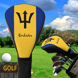 Funda Para Palo De Golf Golf Barbados & Bandera de Barbados / Cobertura de