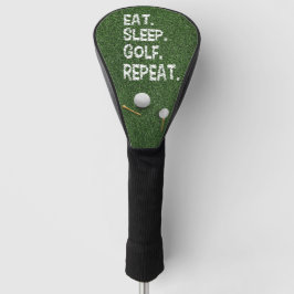 Funda Para Palo De Golf Golf Comer Sleep Golf Repetir con putter y bola  