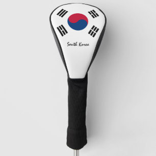 Funda Para Palo De Golf Golf Corea del Sur y Bandera Coreana / Campos de g