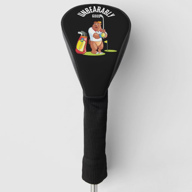 Funda Para Palo De Golf Golf Daddy Bear Golfer (Anverso)