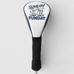 Funda Para Palo De Golf Golf de domingo divertido Golfistas graciosos Retr