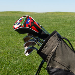 Funda Para Palo De Golf Golf de Haití y bandera haitiana premium / Patriot