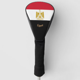 Funda Para Palo De Golf Golf Egipto y Bandera Egipcia / Campos de golf