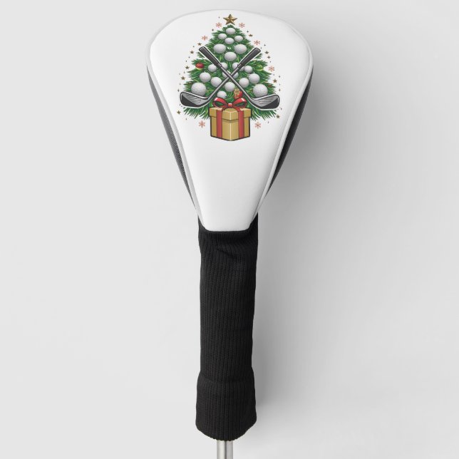Funda Para Palo De Golf Golf Equipos de Navidad de árboles de navidad Golf (Anverso)