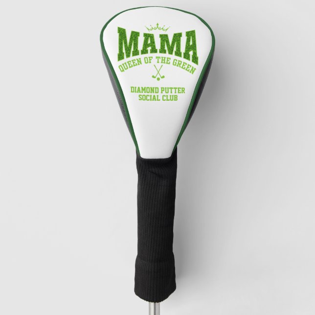 Funda Para Palo De Golf Golf femenino MAMA REEN DE LA Personalizado VERDE (Anverso)