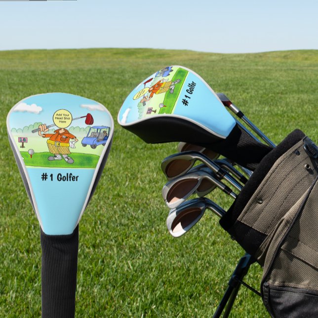 Funda Para Palo De Golf Golf Funny Personalizado (Funny Cartoon Golf Head Cover)