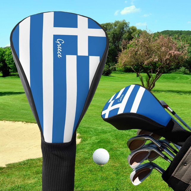 Funda Para Palo De Golf Golf Grecia y Bandera Griega / Coberturas de clube (Subido por el creador)